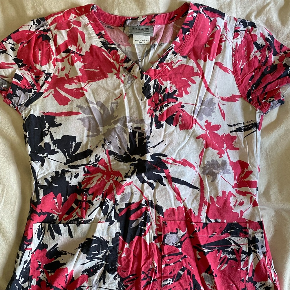 Greys Anatomy Scrub Top
